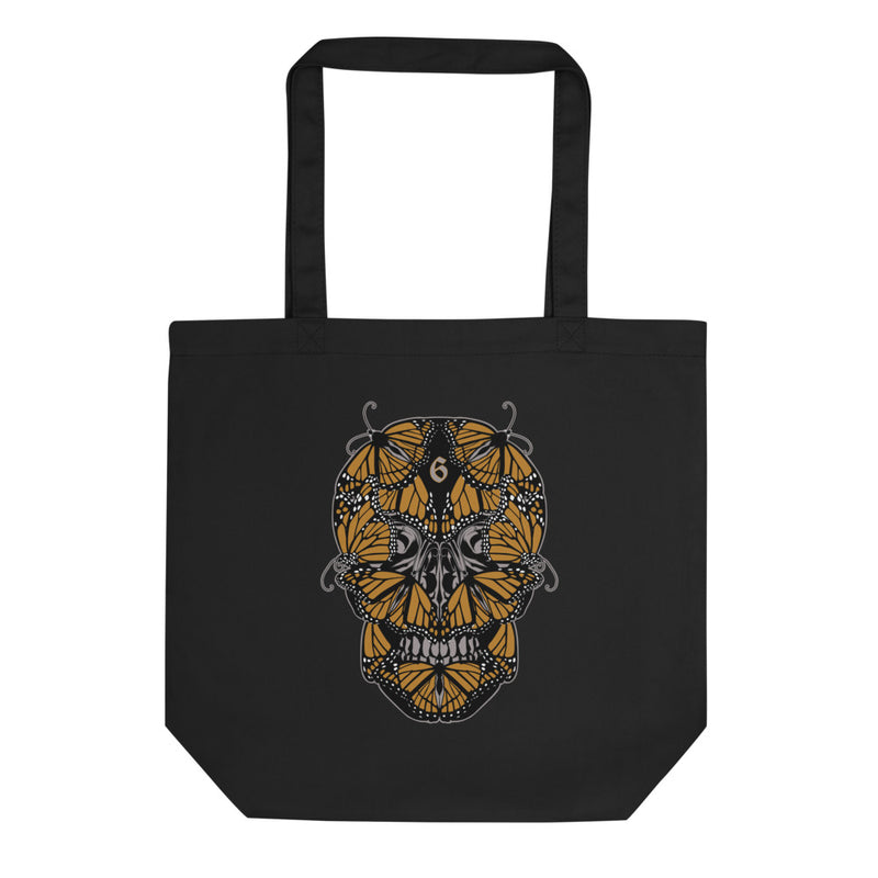 Butterfly Skull Eco Tote Bag