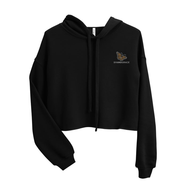Butterfly Crop Hoodie