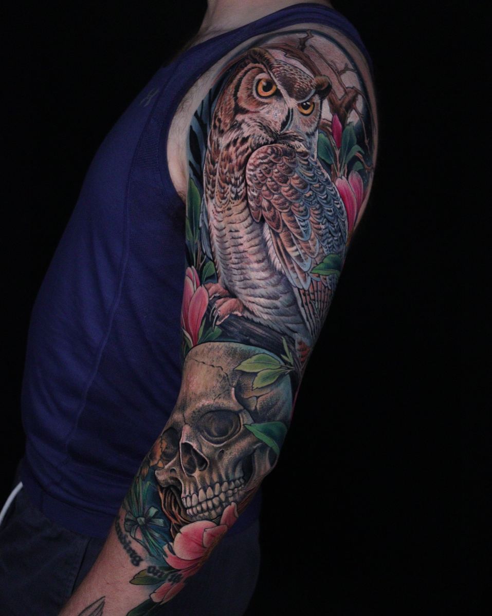 Antony Flemming tattoo work