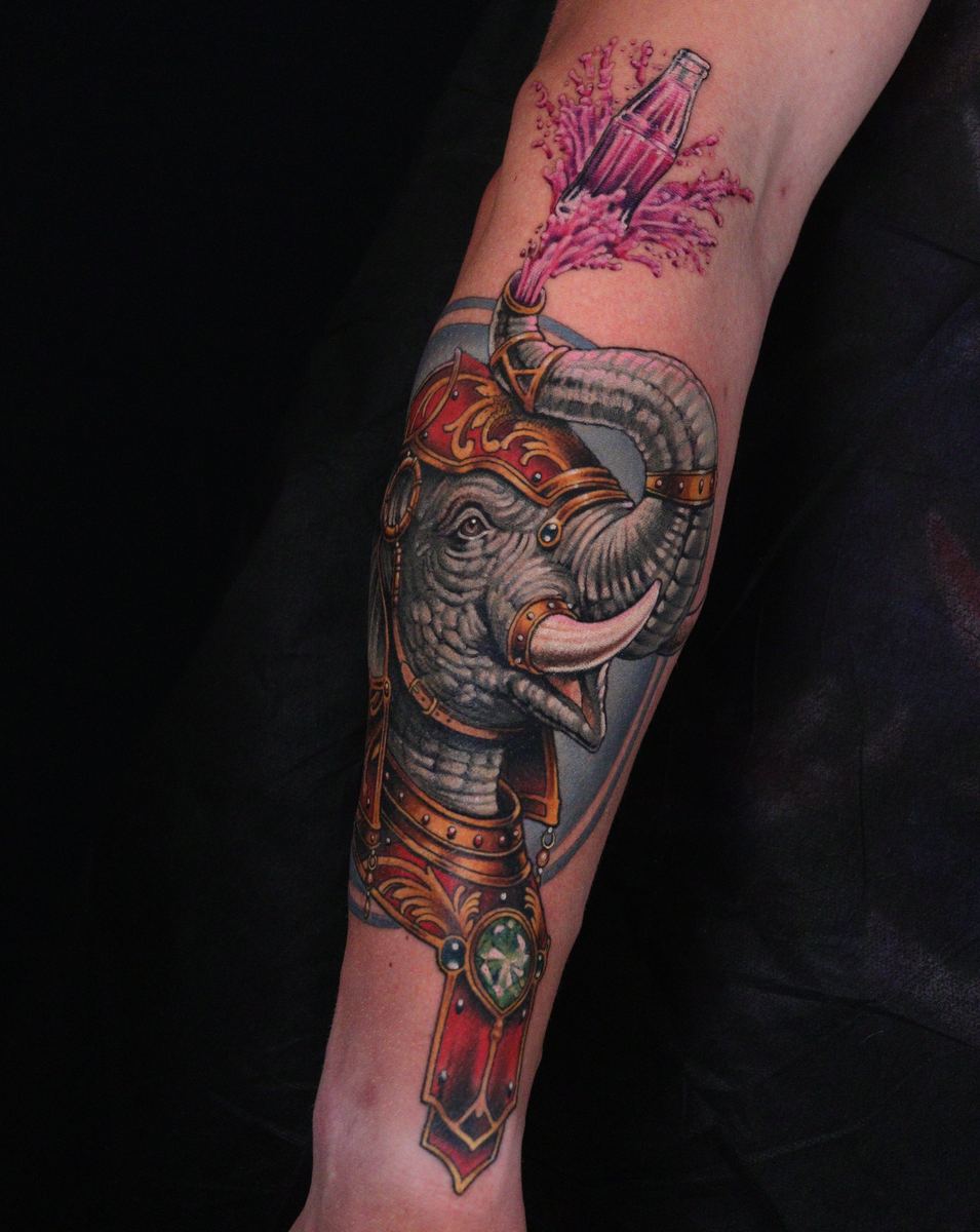 Antony Flemming tattoo work