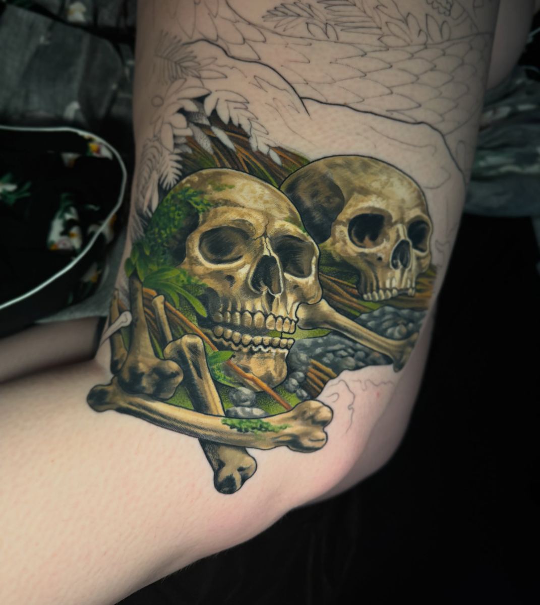 Antony Flemming tattoo work