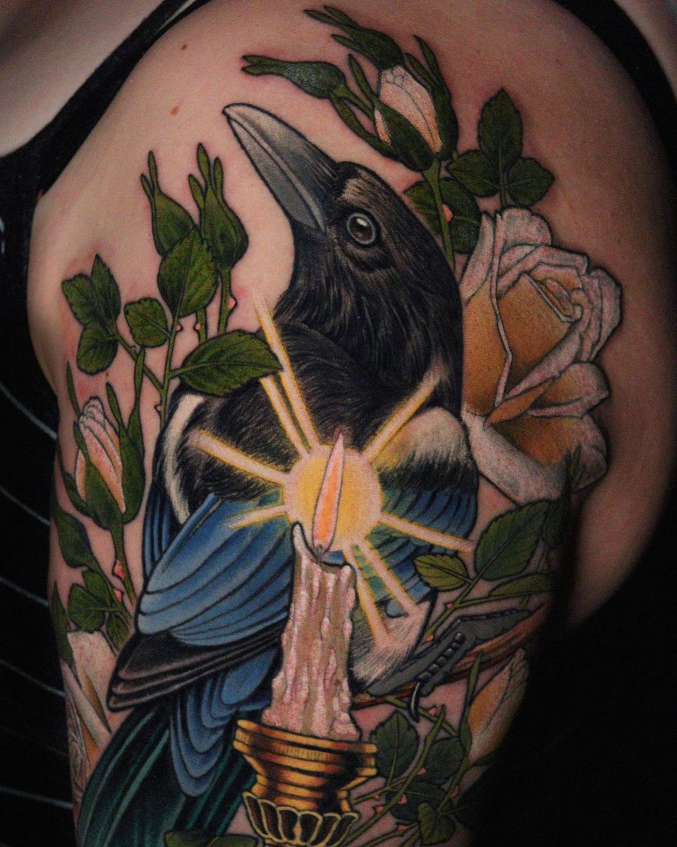 Antony Flemming tattoo work