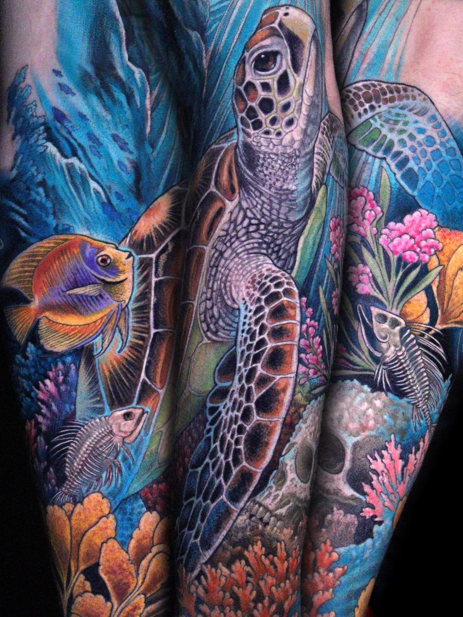 Antony Flemming tattoo work
