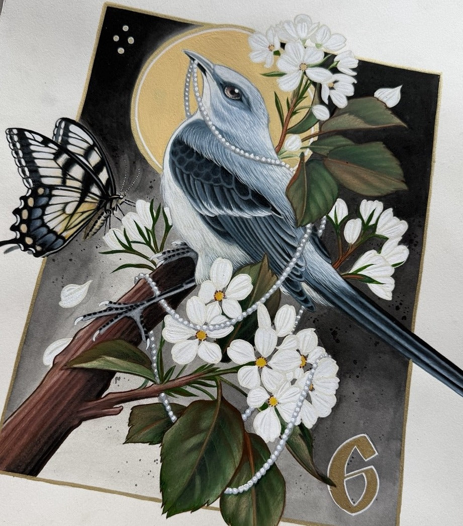 The Songbird, original painting by Antony Flemming